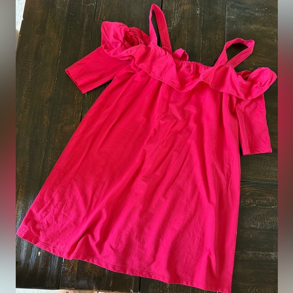 NEW Zara Fuchsia Ruffle Dress - Picture 3 of 7